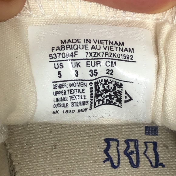 Converse Womens All Star Low White - Picture 4 of 5